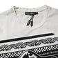 White Cotton Logo Bandana Print T-shirt