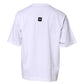 White Cotton Logo Print Crew Neck T-shirt