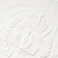 White Cotton DG Crown Embossed T-shirt