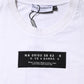 White Cotton Logo Patch Crew Neck T-shirt