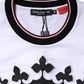 White Cotton Crown King Embroidery T-shirt