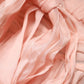 Pink Silk Chiffon A-line Pleated Midi Dress