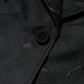 Black Single Breasted Trench Coat Jacket