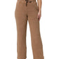Brown Logo Plaque Sweatpants Straight Pants
