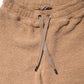 Brown Logo Plaque Sweatpants Straight Pants