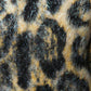 Multicolor Leopard Mohair Crew Neck Sweater