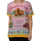 Pink Araneine Siciliana Short Sleeves Top