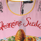 Pink Araneine Siciliana Short Sleeves Top