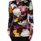 Multicolor Ortensies Long Sleeves Blouse Top