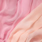 Pink Plunging V-neck Long Sleeves Blouse Top