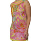 Multicolor Floral Round Neck Sleeveless Top