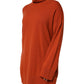 Dark Orange Long Sleeves Turtleneck Sweater