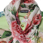 Multicolor Floral Patchwork Long Sleeves Top
