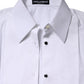 White Cotton Short Sleeves Collared Polo Top