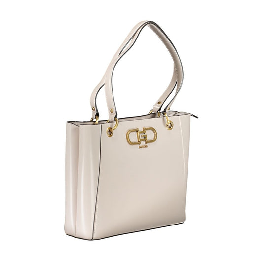 Brown Polyethylene Women Handbag