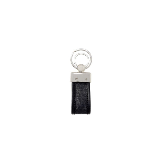 Black Leather Keychain