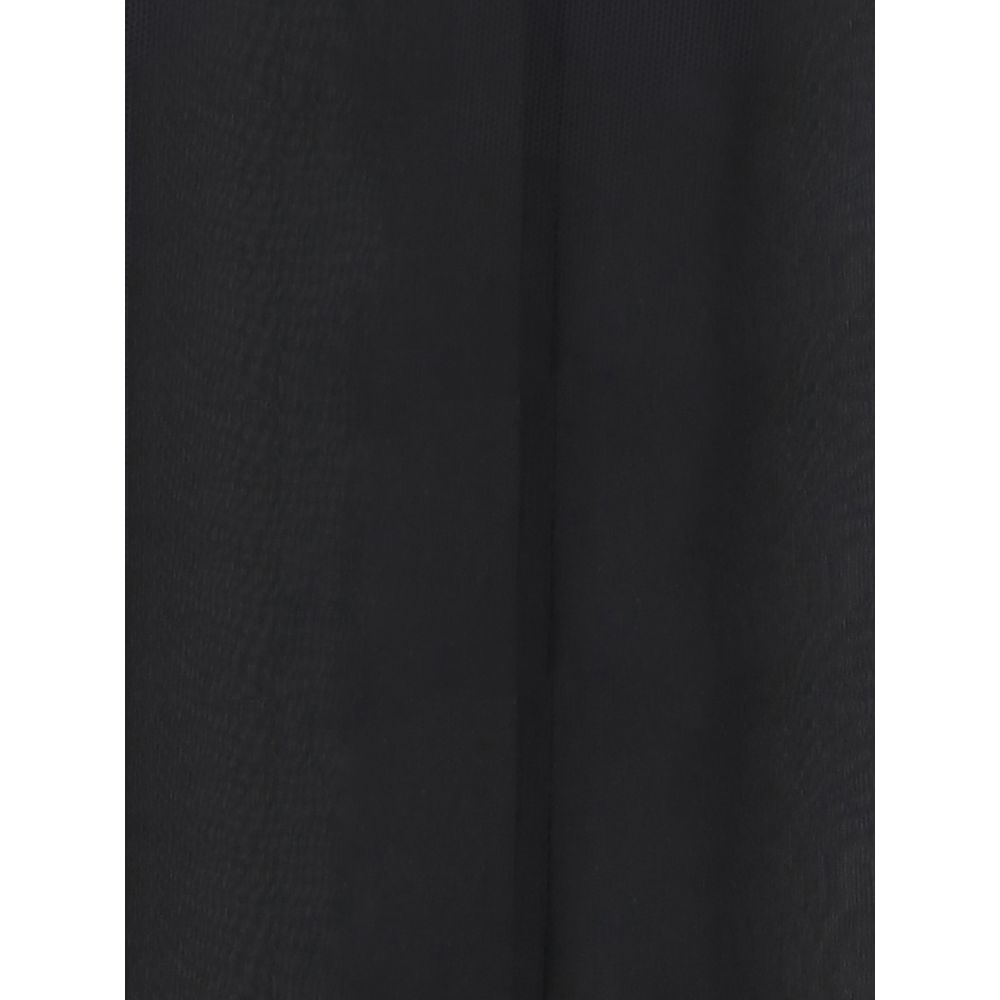 Chiffon and tulle long Coat