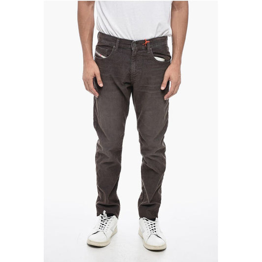 Brown Cotton Jeans Denim