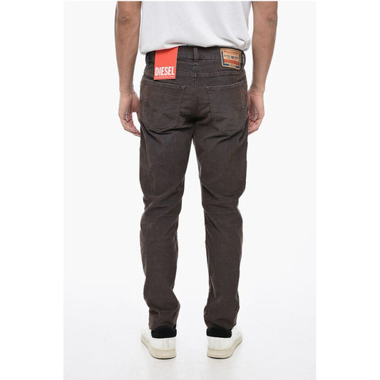 Brown Cotton Jeans Denim