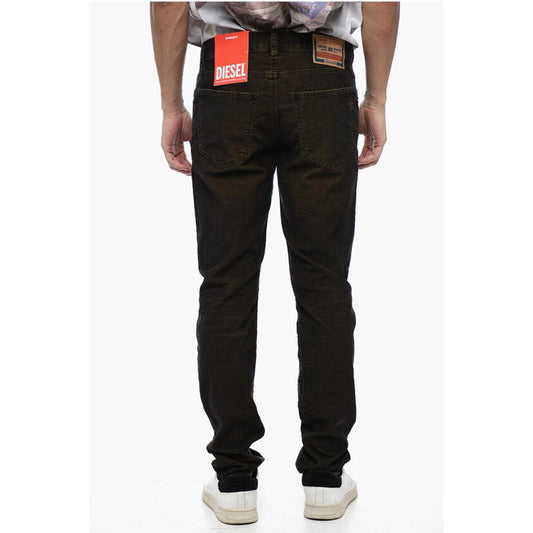Brown Cotton Jeans Denim