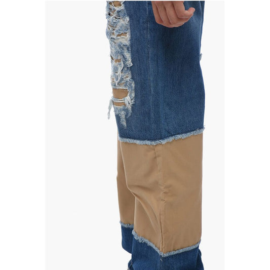 Blue Cotton Jeans Denim