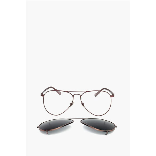 KRIS VAN ASSCHE Aviator Sunglasses with Removable Mask