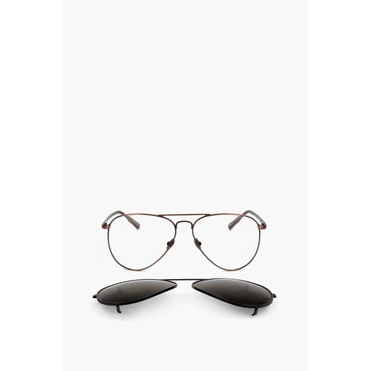 KRIS VAN ASSCHE Aviator Sunglasses with Removable Mask