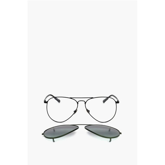 KRIS VAN ASSCHE Aviator Sunglasses with Removable Mask