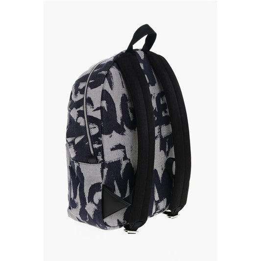 Jacquard Denim METROPOLITAN Backpack with Monogram Motif