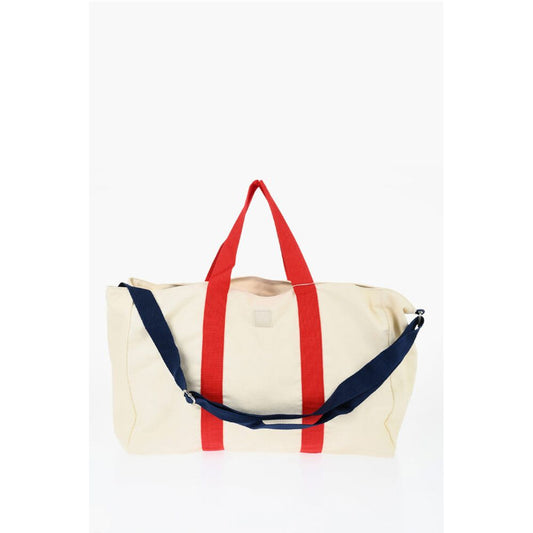 Canvas Tote Bag with Tape Handles and Adjustable Shoulder St