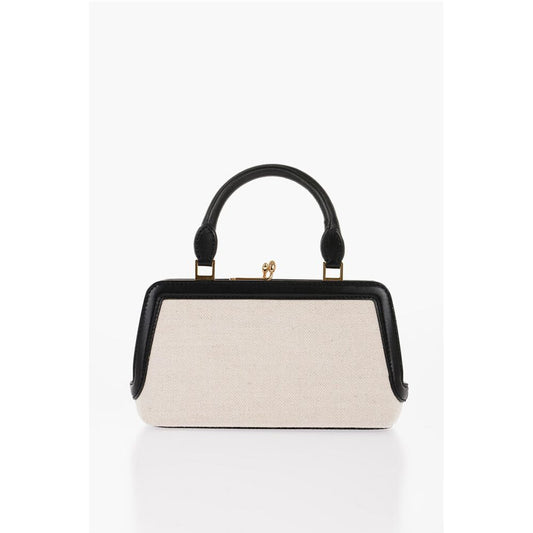 Canvas Minibag with Removable Shoulder Strap