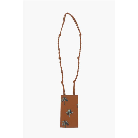 Printed Leather Crossbody Smatphone Cover