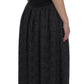 Elegant Black Full-Length Sheath Dress