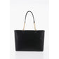 LOVE Faux Leather Tote Bag with Golden Details