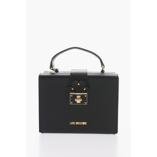 LOVE Leather Briefcase Bag with Turn Lock Closure