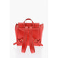 LOVE Faux Leather Backpack with Golden Logo