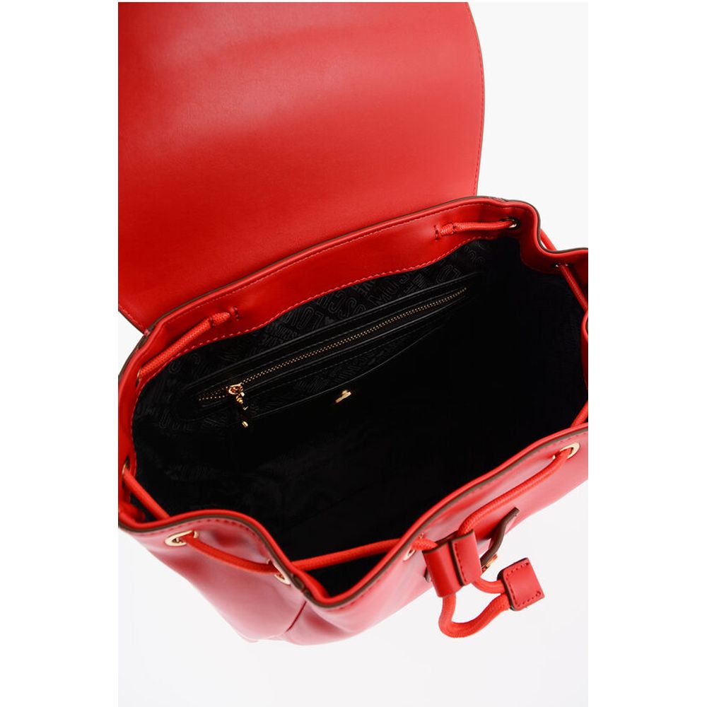 LOVE Faux Leather Backpack with Golden Logo
