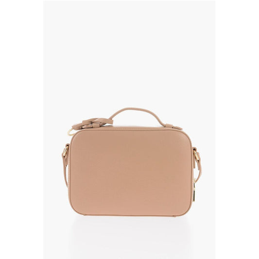 LOVE Faux Leather Crossbody Bag with Golden Logo