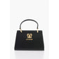 LOVE Solid Color Handbag with Removable Faux Fur Handle