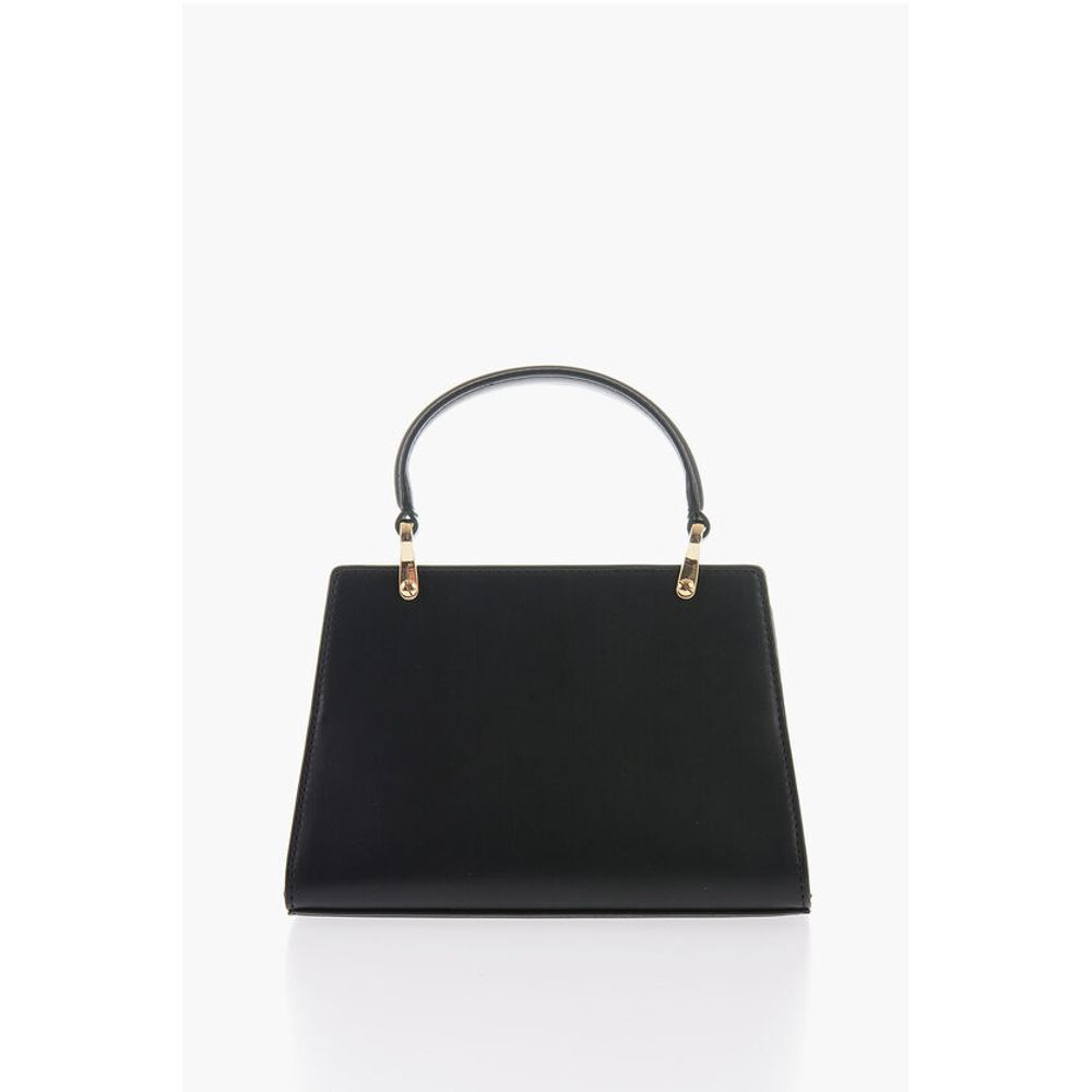 LOVE Solid Color Handbag with Removable Faux Fur Handle