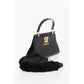LOVE Solid Color Handbag with Removable Faux Fur Handle