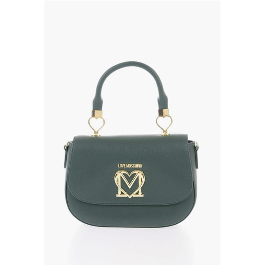 LOVE Faux Leather Handbag with Removable Shoulder Strap