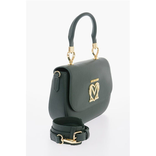 LOVE Faux Leather Handbag with Removable Shoulder Strap