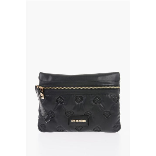 LOVE Hearts Embossed Faux Leather Handbag