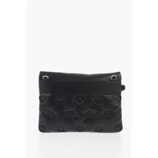 LOVE Hearts Embossed Faux Leather Handbag