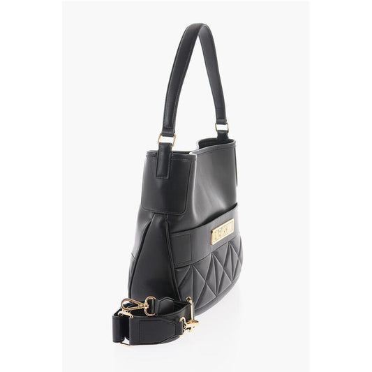 LOVE Faux Leather Bag with Removable Shoulder Strap