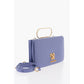 LOVE Solid Color Handbag with Removable Faux Fur Handle