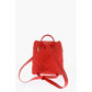 LOVE Quilted Faux Leather Backpack with Golden Logo