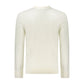 White Wool Men Sweater
