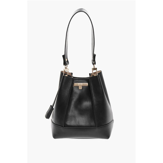 Leather LINDA Shoulder Bag with Removable Strap